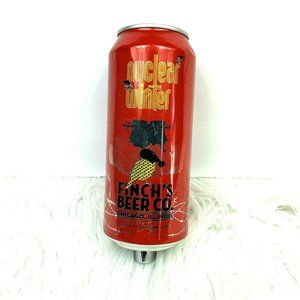 Nuclear Winter Beer Tap Pull Handle Can Finchs Co Chicago Belgian Dark Ale Bar